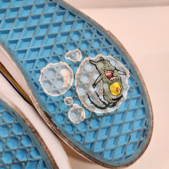 Spongebob Squarepants Vans Sneakers Shoes Womens 6.5 - Picture 12 of 13